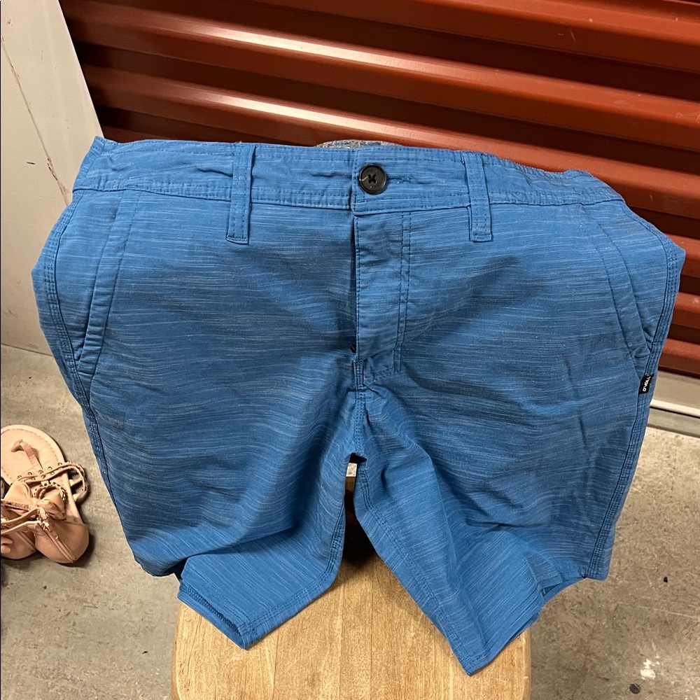 O'Neill Men's Ocean Blue Flat Front Shorts